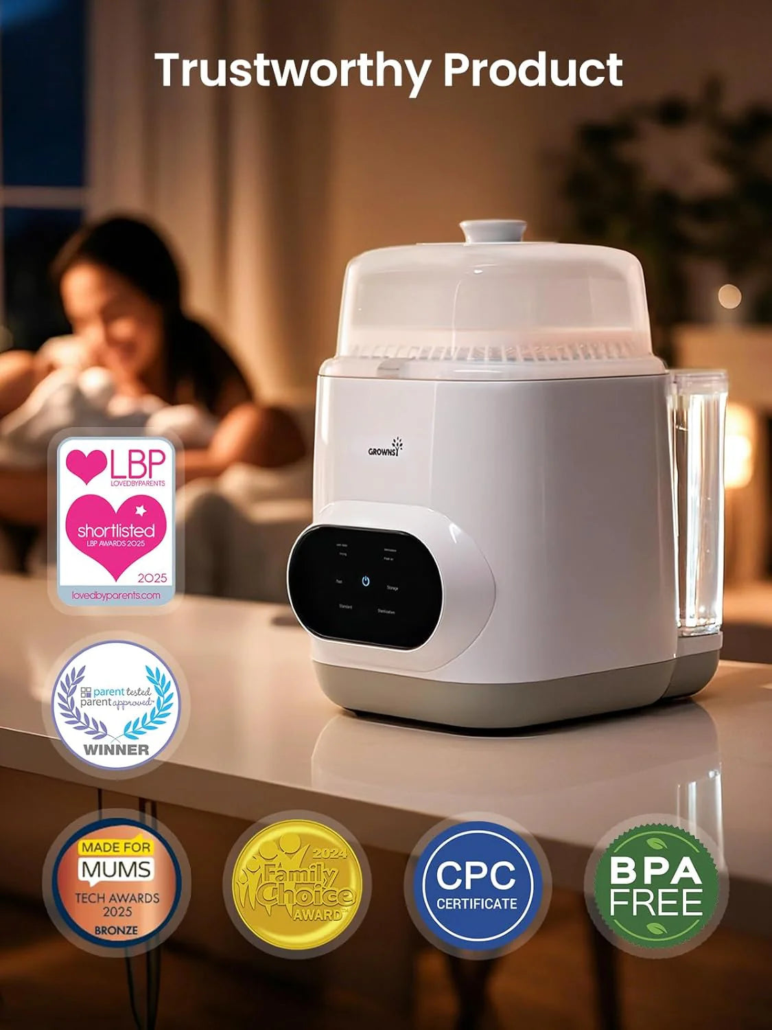 Bottle Washer Pro | Lavabiberon, sterilizzatore e asciugatrice tutto in uno | Lavabiberon