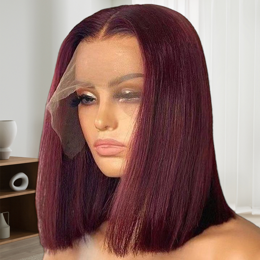 Parrucche corte Bob Parrucche lisce di capelli umani