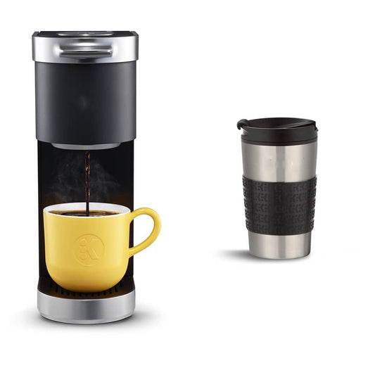 K-Mini Plus Macchina per caffè monodose K-Cup con tazza da viaggio (1 confezione)