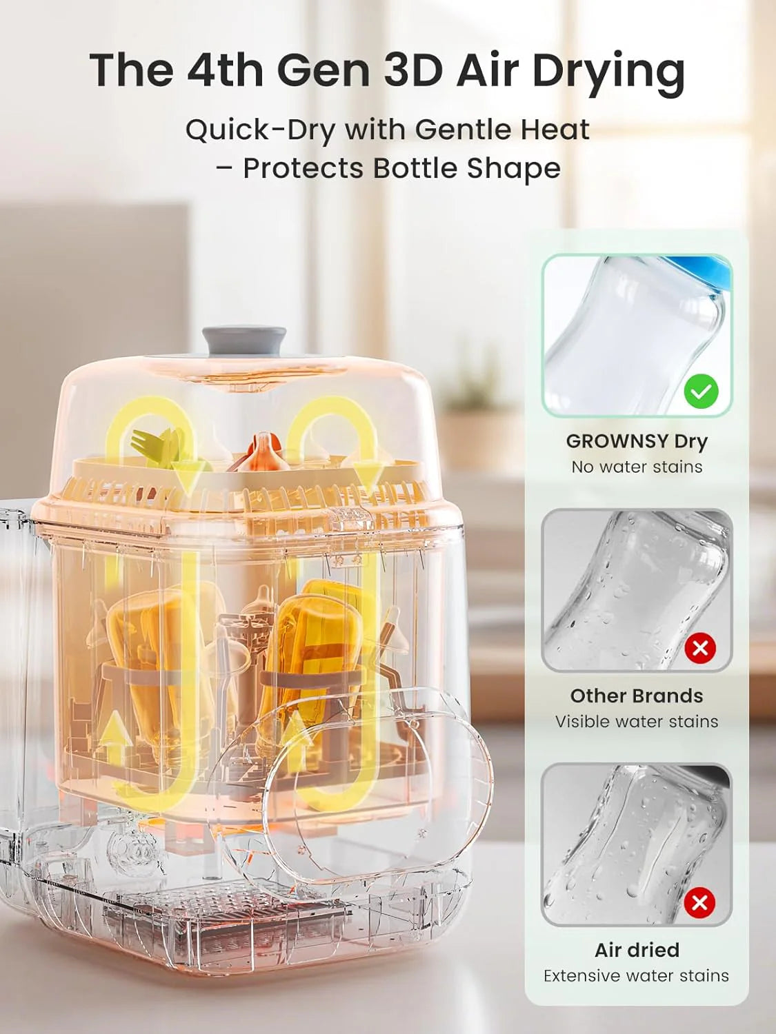 Bottle Washer Pro | Lavabiberon, sterilizzatore e asciugatrice tutto in uno | Lavabiberon