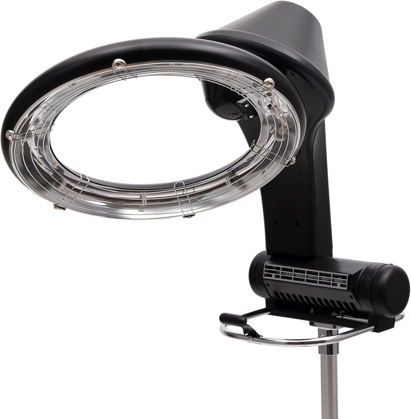 Asciugacapelli, asciugacapelli per tintura dei capelli da salone da 1200 W con tecnologia a infrarossi, 6 modalità, riscaldamento efficiente a 360 gradi, altezza regolabile, base girevole, adatto per salone e uso domestico