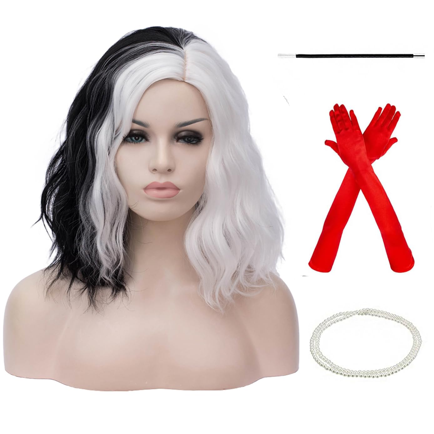 Parrucche marroni per donne, parrucche corte, ricce e ondulate, parrucche sintetiche resistenti al calore, colore castano misto per ragazze