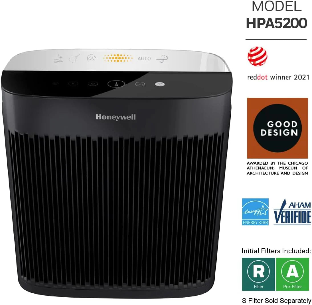 Purificatore d'aria HEPA per stanze medio-grandi da 190'