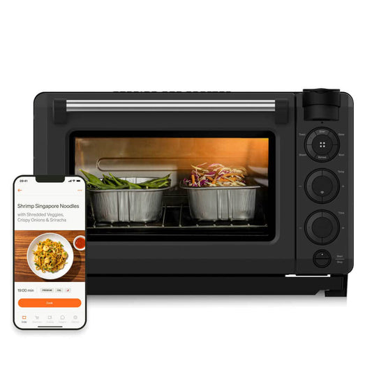 Forno intelligente, forno friggitrice ad aria combinato - Forno a convezione e tostapane da banco controllato tramite smartphone