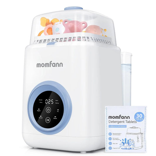 Lavabiberon - Lavaggio rapido in 19 minuti, sterilizzatore e asciugatrice, detergente tutto in uno