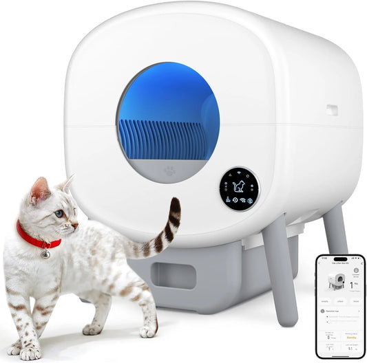Lettiera autopulente, lettiera automatica per gatti di grande capacità, autopulente per gatti