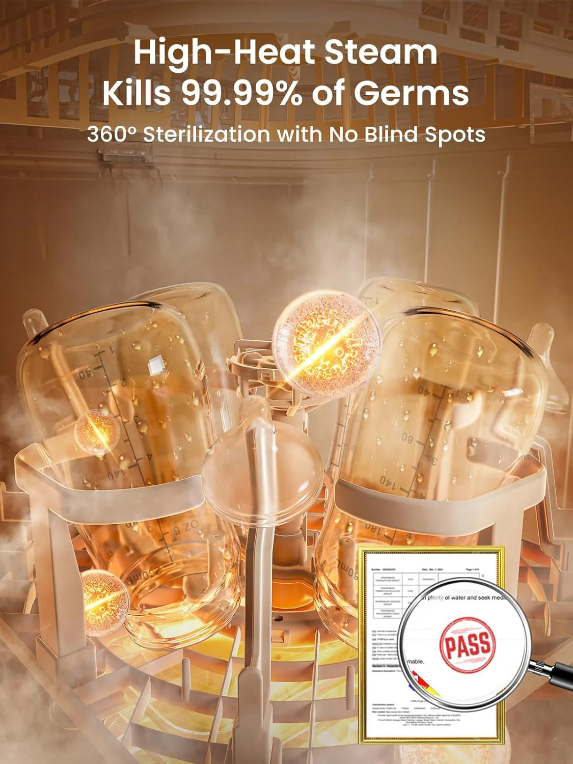 Bottle Washer Pro | Lavabiberon, sterilizzatore e asciugatrice tutto in uno | Lavabiberon