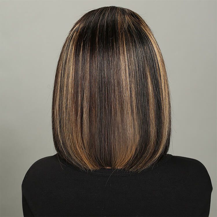 Glueless 5x5 Closure Lace Bob Wig Straight Human Hair Wig